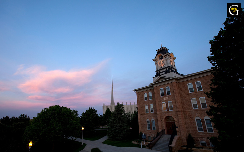 Old Main sunset Old Main sunset