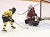 Ingrid Neve scores one of her two goals for the Gusties.