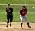 Meghan Powers fields a ground ball at shortstop.