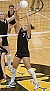 Bridget Burtzel elevates for the set.