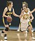 Bri Monahan gets set to record one of her team-high four steals. 