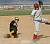 Julie Mahre steals third base 