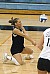 Junior Emily Klein makes a pass