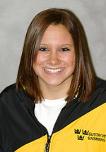 Carrie Gundersen turned in the MIAC's top times in the 500 and 1650 freestyle this past weekend.