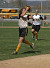 Kirsten Kunz makes a catch in the second game against St. Thomas