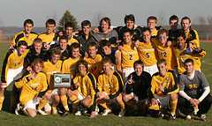 Gusties with MIAC Playoff Championship Trophy